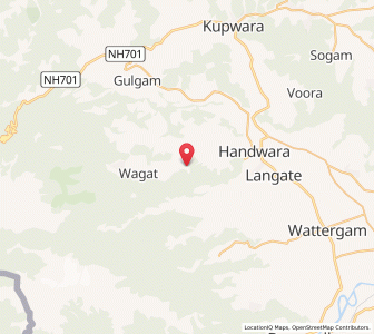 Map of Yamrad, Kashmir