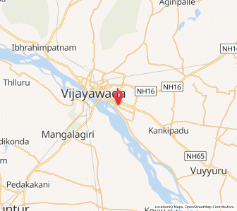 Map of Yanamalakuduru, Andhra Pradesh