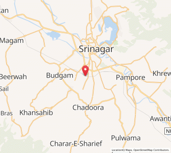 Map of Yayil, Kashmir