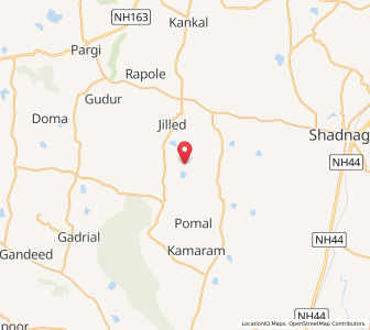 Map of Yedira, Andhra Pradesh