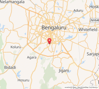 Map of Yelachenahalli, Karnataka
