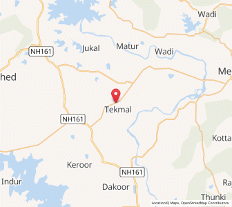 Map of Yellampalli, Andhra Pradesh