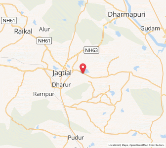 Map of Yenglapur, Andhra Pradesh