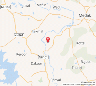 Map of Yengondla, Andhra Pradesh