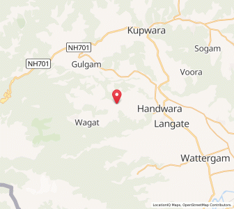 Map of Zachaldor, Kashmir