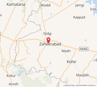 Map of Zahirabad, Andhra Pradesh