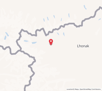 Map of Zanak, Sikkim