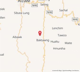 Map of Zobawk, Mizoram
