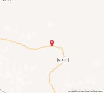 Map of Zulidok, Kashmir
