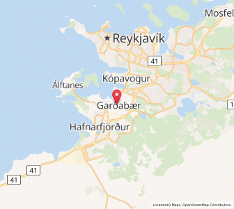 Map of Garðabær, Capital Region