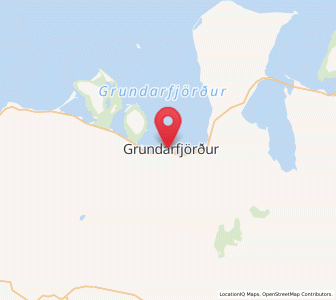 Map of Grundarfjörður, West