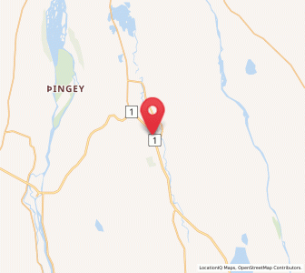 Map of Laugar, Northeast