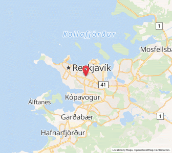 Map of Reykjavík, Capital Region