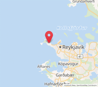 Map of Seltjarnarnes, Capital Region