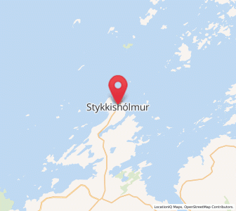 Map of Stykkishólmur, West