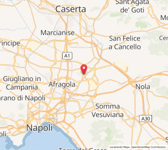 Map of Acerra, Campania
