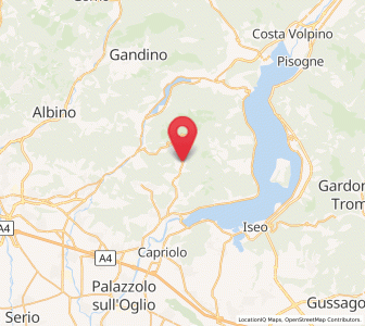 Map of Adrara San Rocco, Lombardy