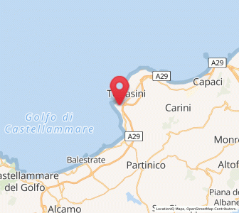 Map of Agliandroni-Paternella, Sicily