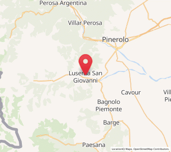 Map of Airali, Piedmont