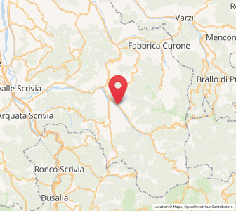 Map of Albera Ligure, Piedmont