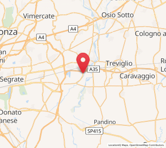 Map of Albignano, Lombardy