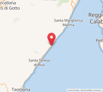 Map of Alì Terme, Sicily
