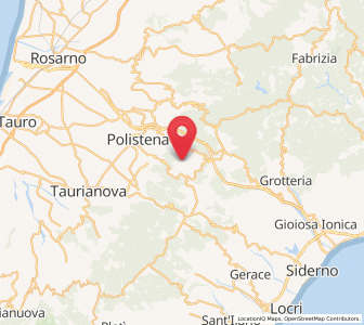 Map of Amato, Calabria
