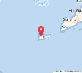 Map of Anacapri, Campania