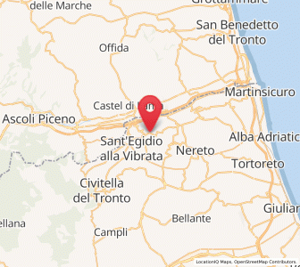 Map of Ancarano, Abruzzo