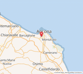 Map of Ancona, The Marches