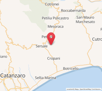 Map of Andali, Calabria