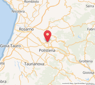 Map of Anoia Inferiore, Calabria