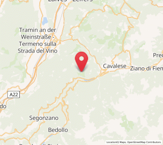 Map of Anterivo, Trentino-Alto Adige