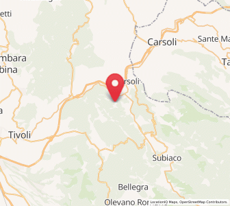 Map of Anticoli Corrado, Lazio