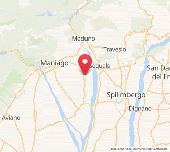 Map of Arba, Friuli Venezia Giulia