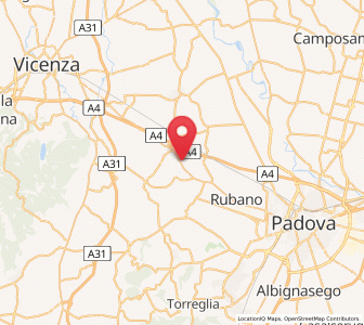 Map of Arlesega, Veneto