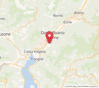 Map of Artogne, Lombardy