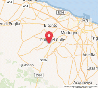 Map of Auricarro, Apulia