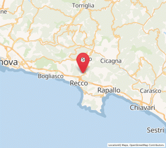Map of Avegno, Liguria