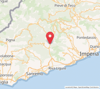 Map of Badalucco, Liguria