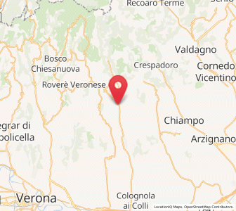 Map of Badia Calavena, Veneto