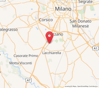 Map of Badile, Lombardy