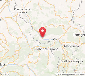 Map of Bagnaria, Lombardy