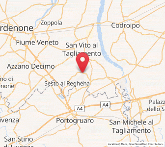 Map of Bagnarola, Friuli Venezia Giulia