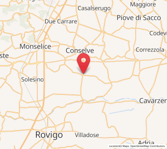 Map of Bagnoli di Sopra, Veneto