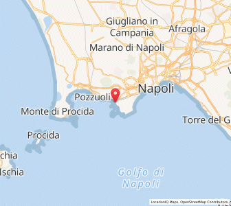 Map of Bagnoli, Campania