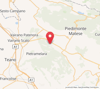 Map of Baia, Campania