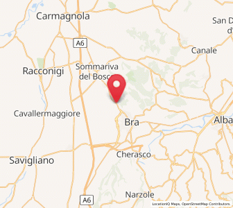 Map of Bandito, Piedmont