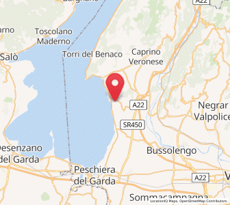 Map of Bardolino, Veneto