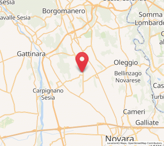 Map of Barengo, Piedmont